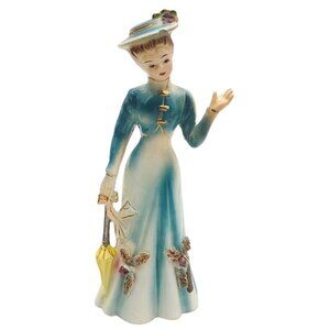 Vintage Kelvin Exclusives Japan‎  Victorian Figurine Umbrella  C-150